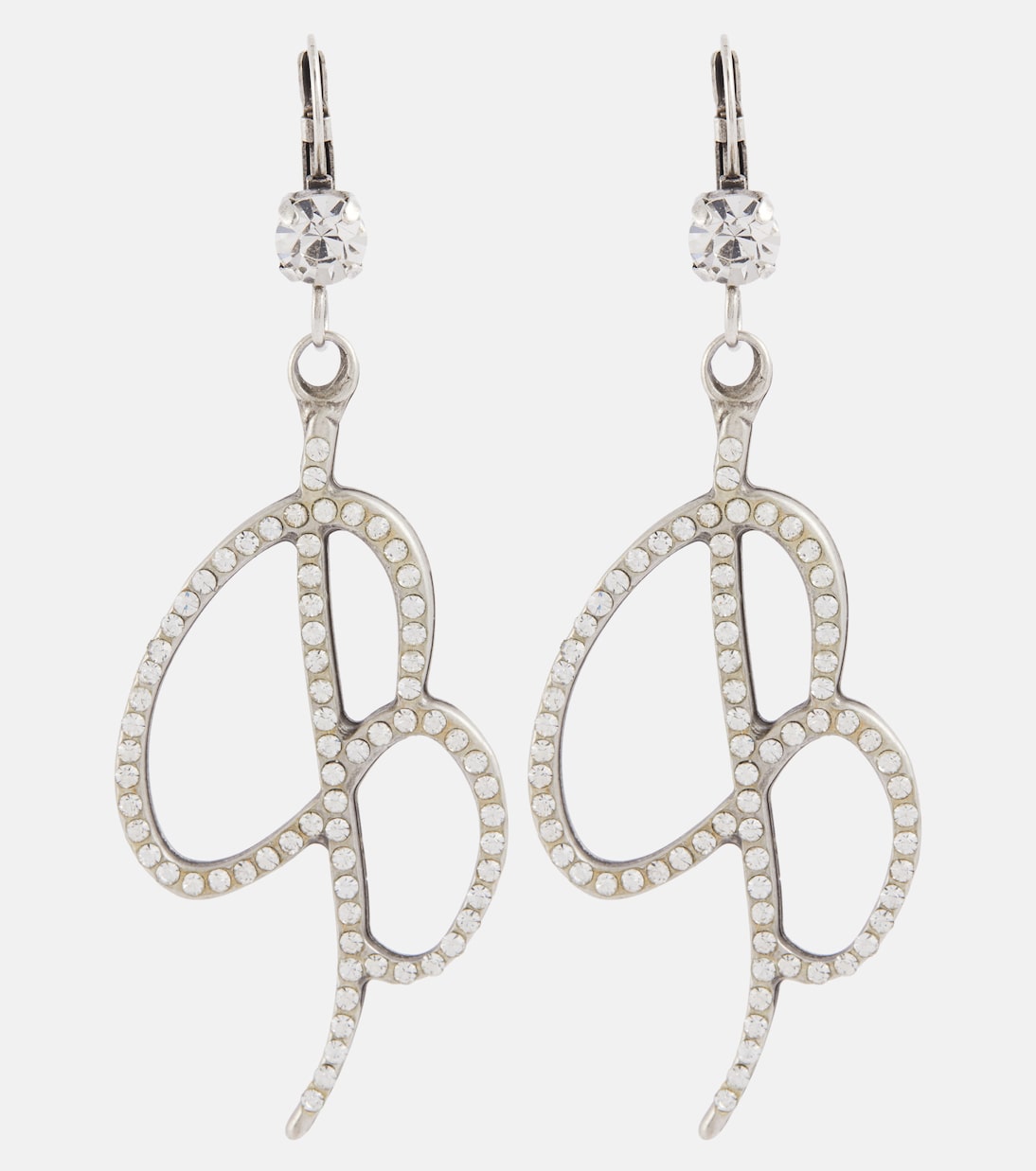 Orecchini con logo e cristalli | Blumarine
