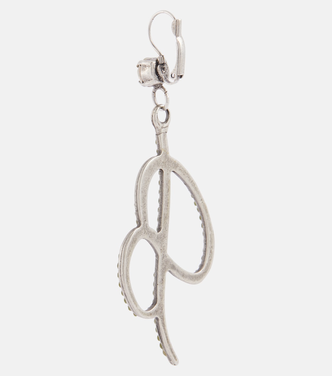 Orecchini con logo e cristalli | Blumarine