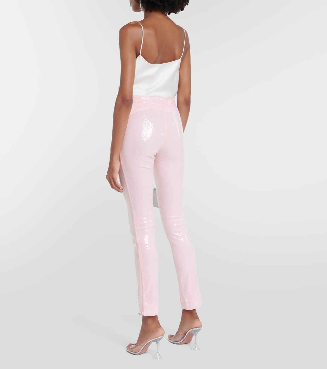 Sequin-embellished slim pants | Rotate