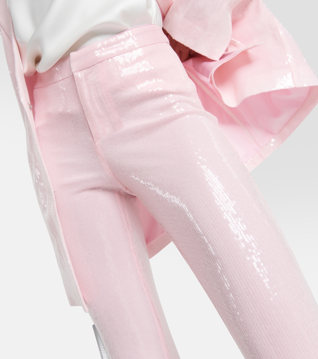 Sequin-embellished slim pants | Rotate