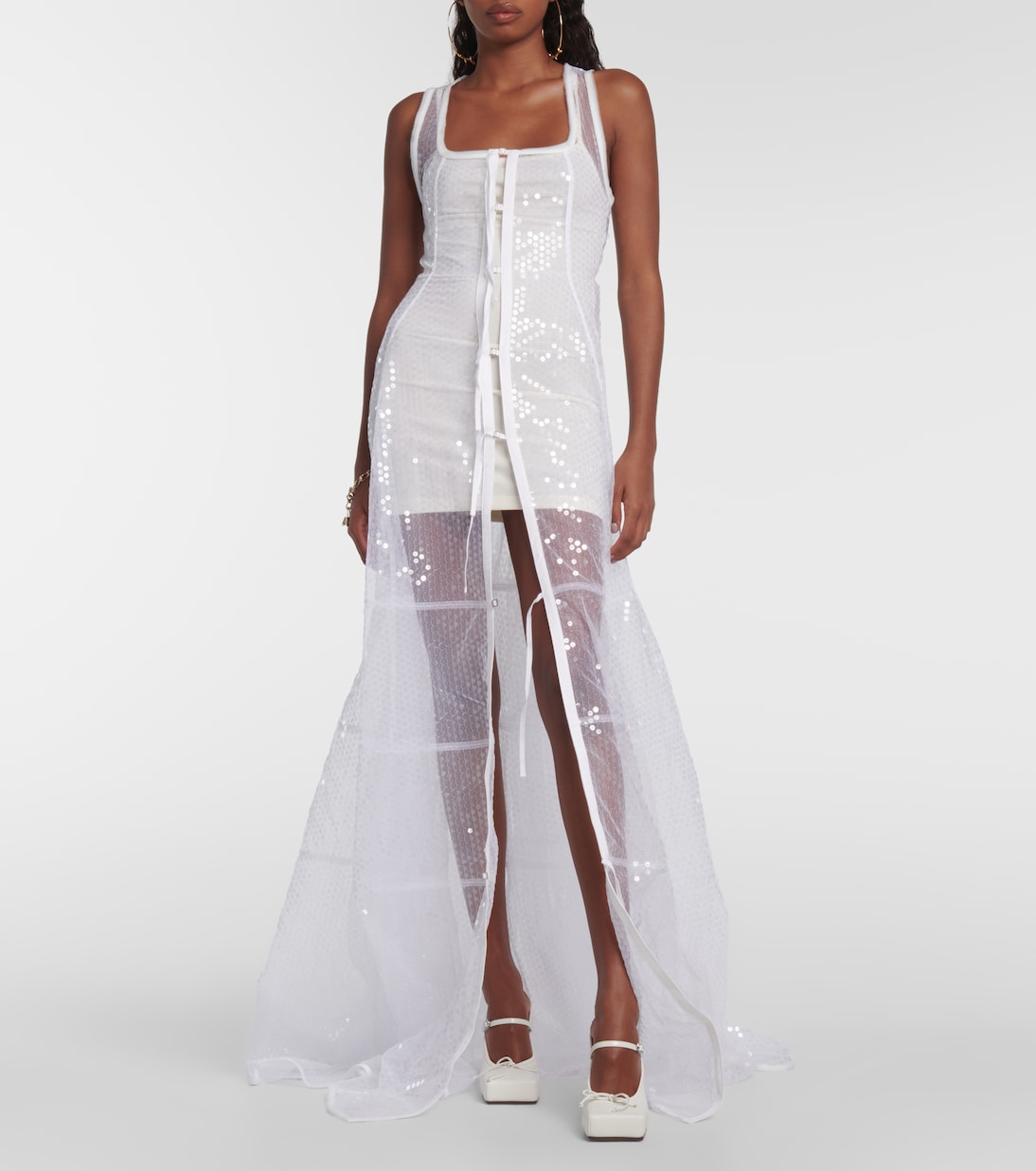 La robe Dentelle embellished gown | Jacquemus