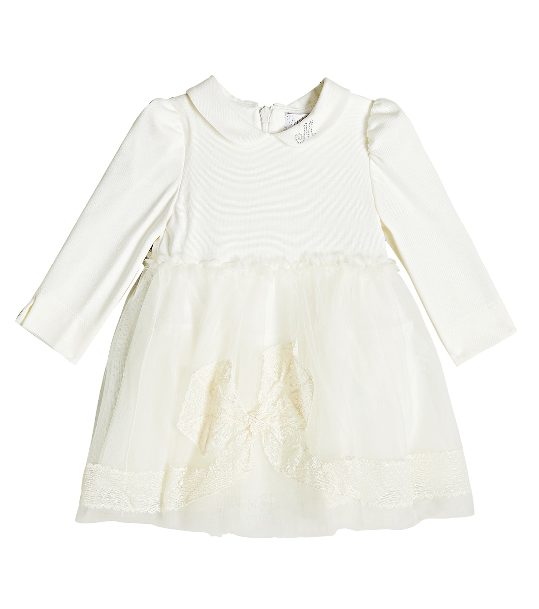 Baby - Abito in jersey con colletto | Monnalisa