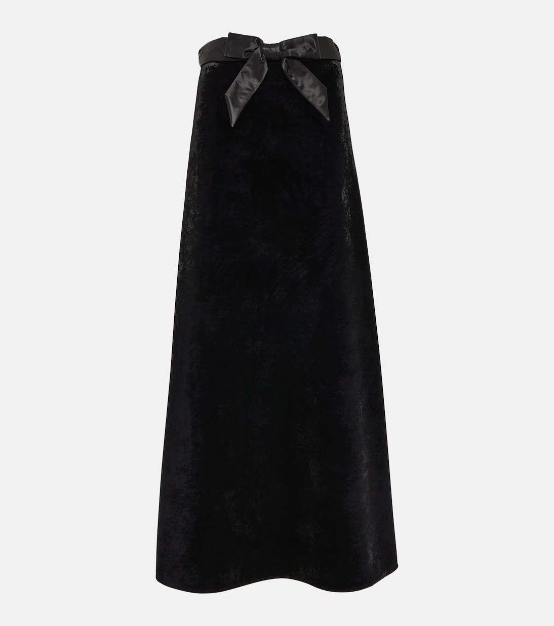 Falda larga de terciopelo | Balenciaga