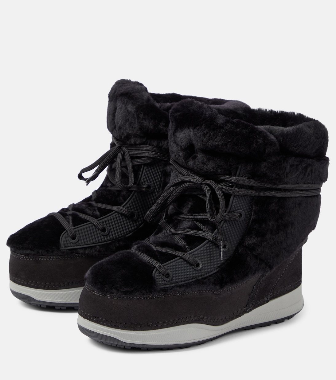 Ankle Boots Verbier 4 aus Shearling und Veloursleder | Bogner