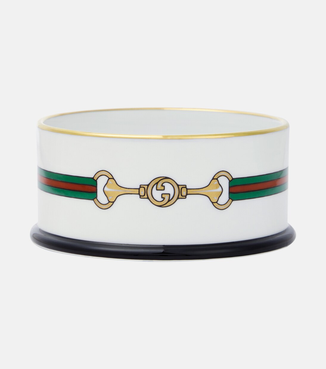 Horsebit porcelain dog bowl | Gucci