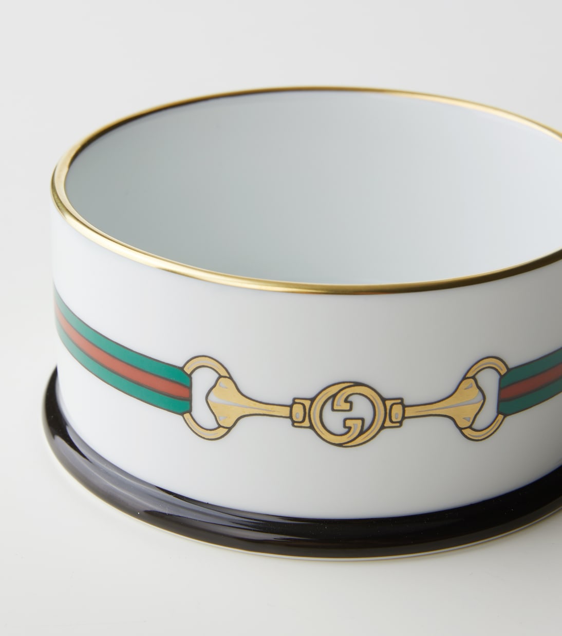 Horsebit porcelain dog bowl | Gucci