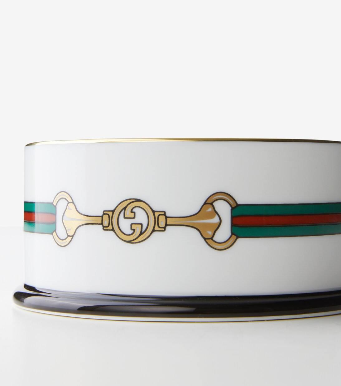 Horsebit porcelain dog bowl | Gucci