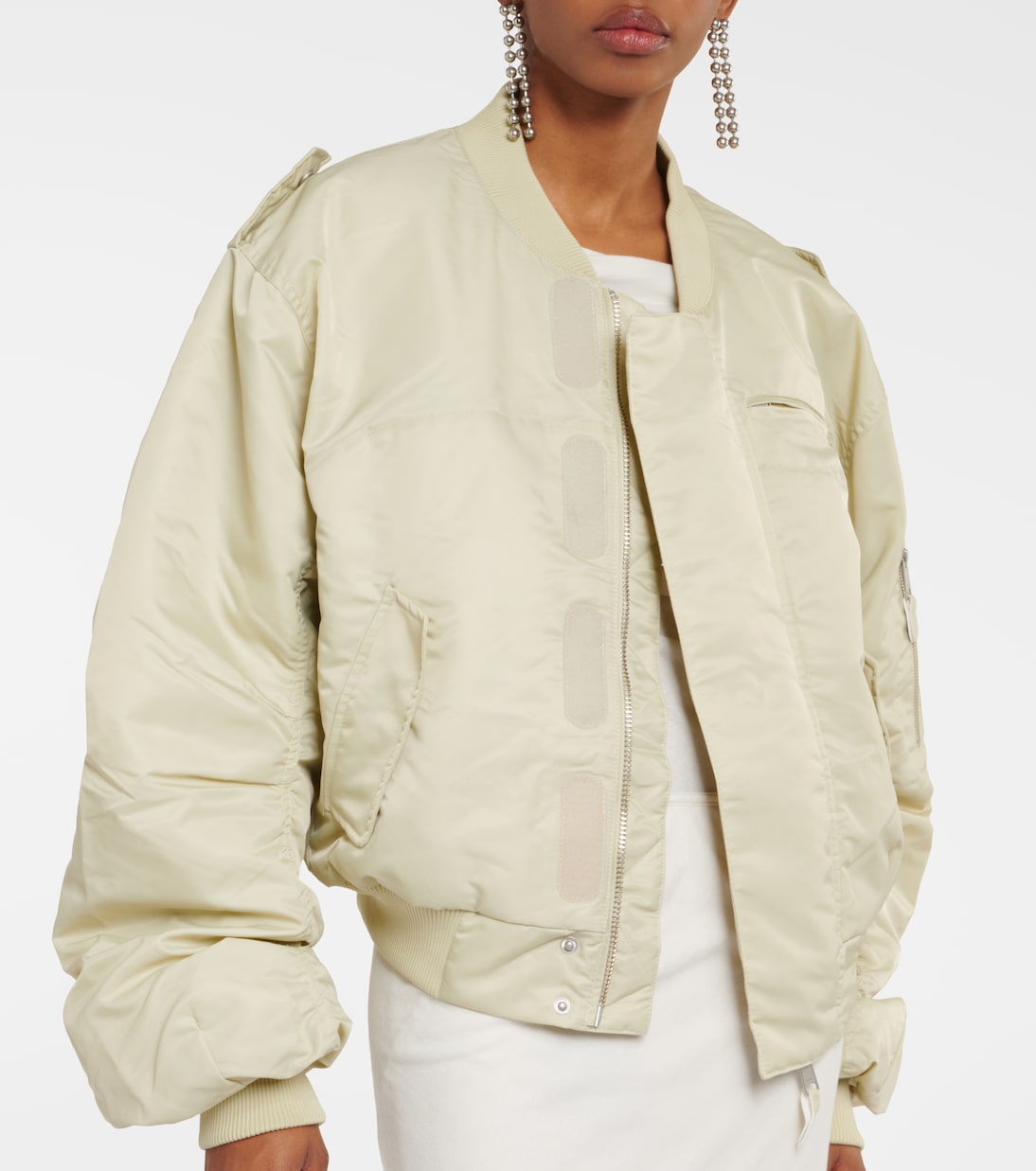 Cropped puffer jacket | Entire Studios