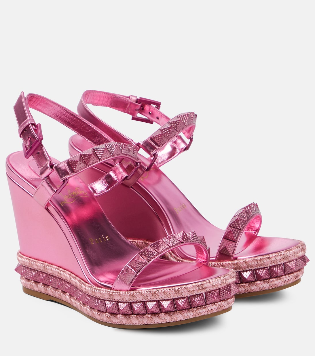 Alpargatas Pyraclou 110 de piel | Christian Louboutin