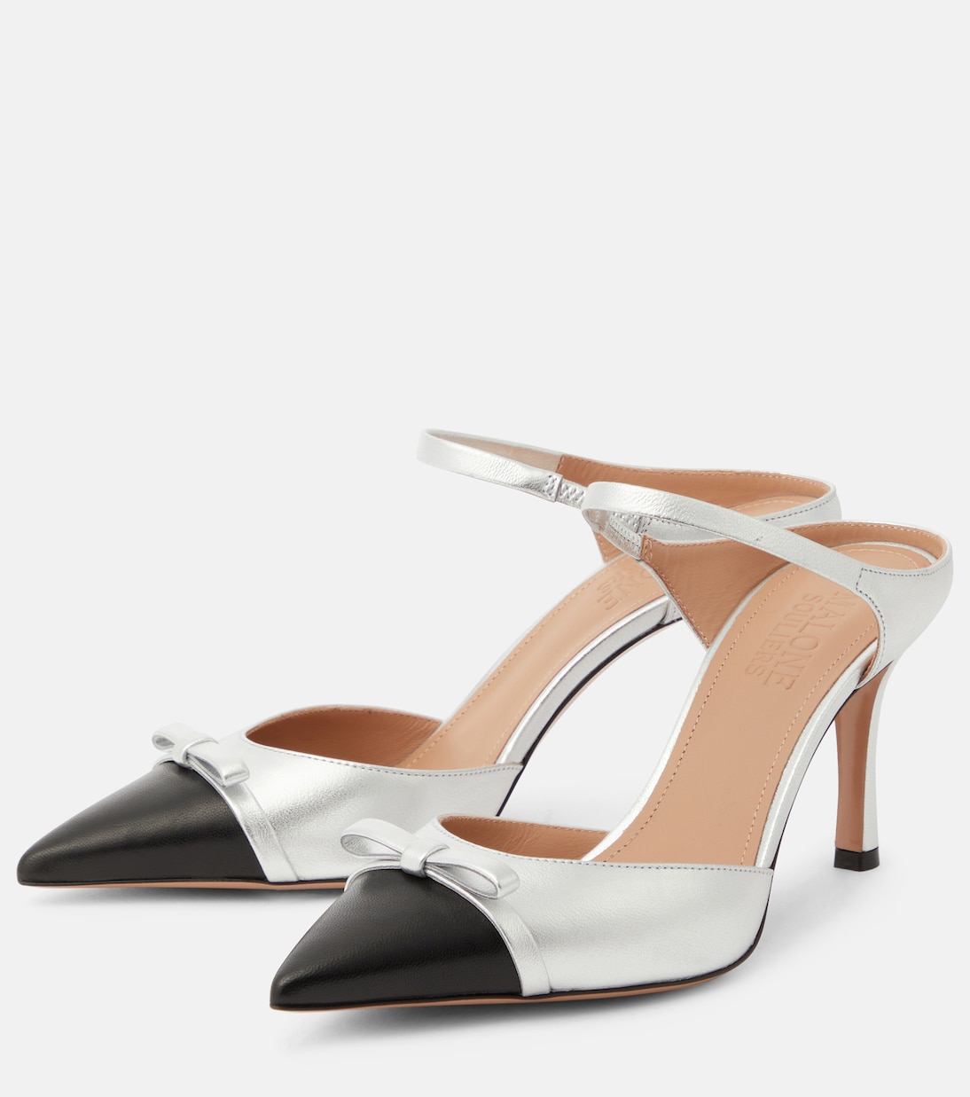 Mules Blythe 80 aus Leder | Malone Souliers