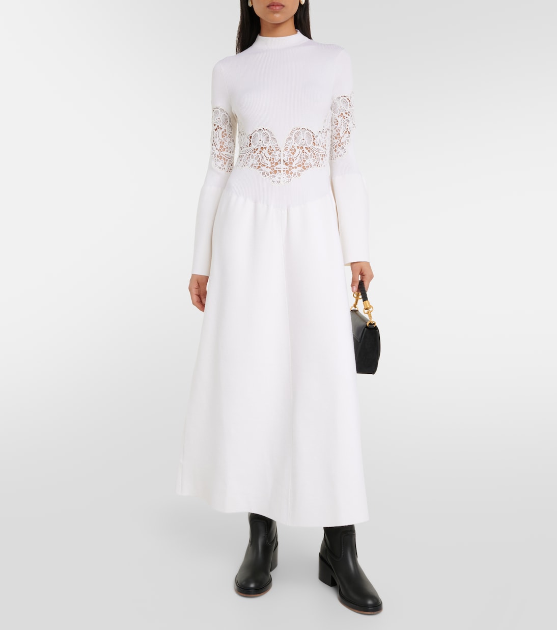 Wool-blend maxi dress | Chloé