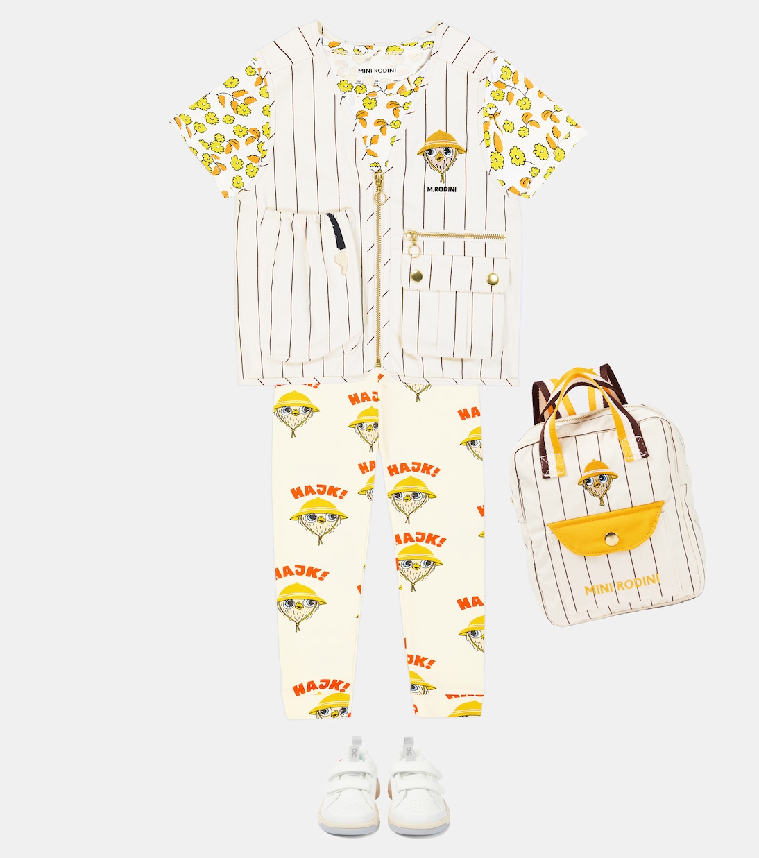 Sac à dos Owl brodé | Mini Rodini