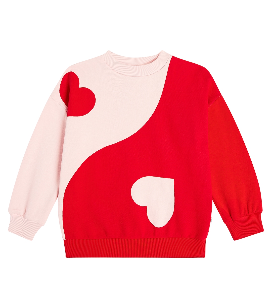 Yin Yang Maxi printed cotton sweatshirt | Molo