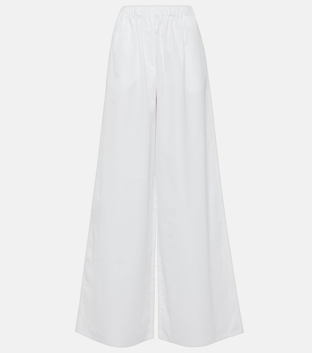 Weite High-Rise-Hose Navigli aus Baumwolle | Max Mara