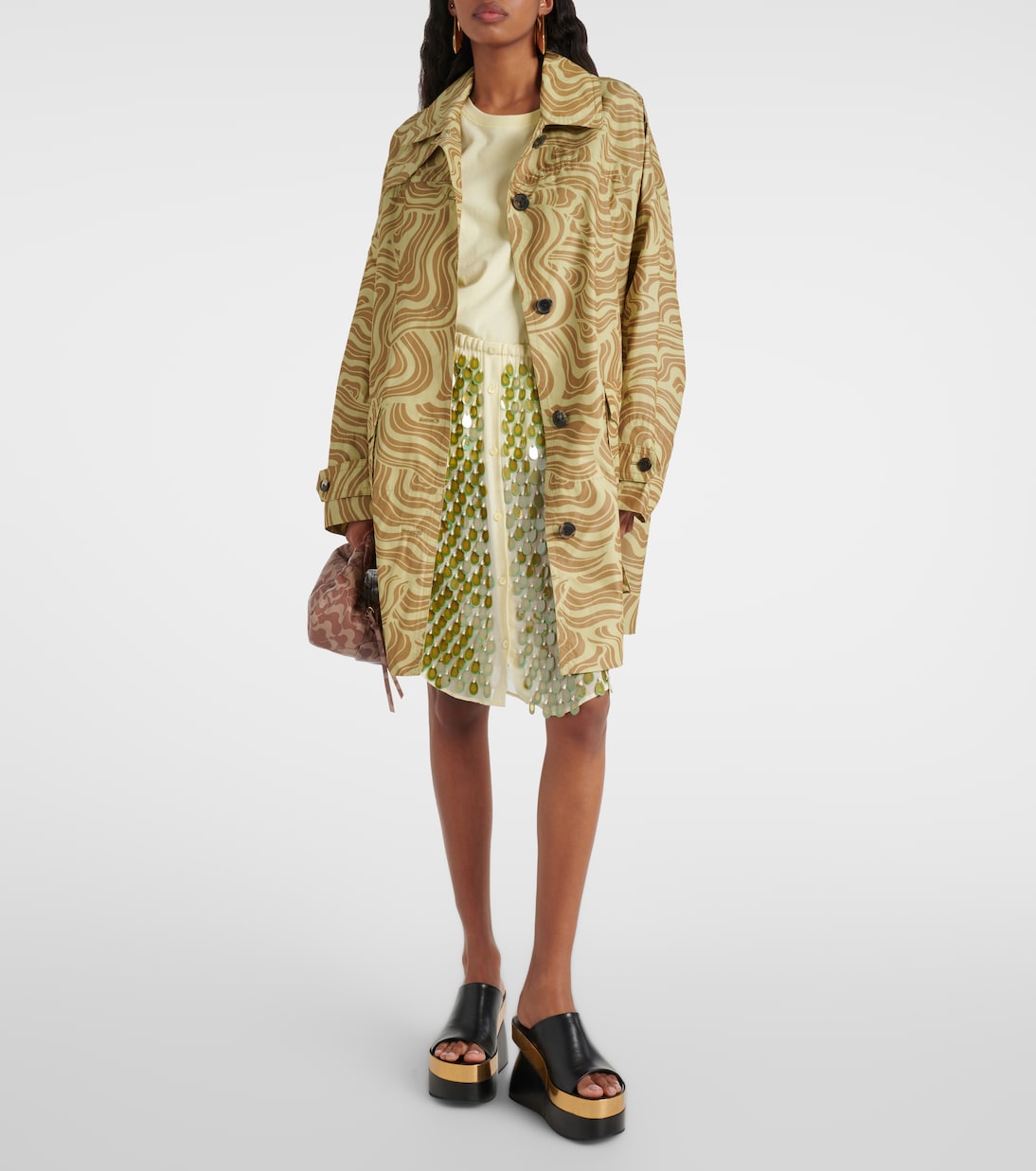 Cappotto con stampa | Dries Van Noten