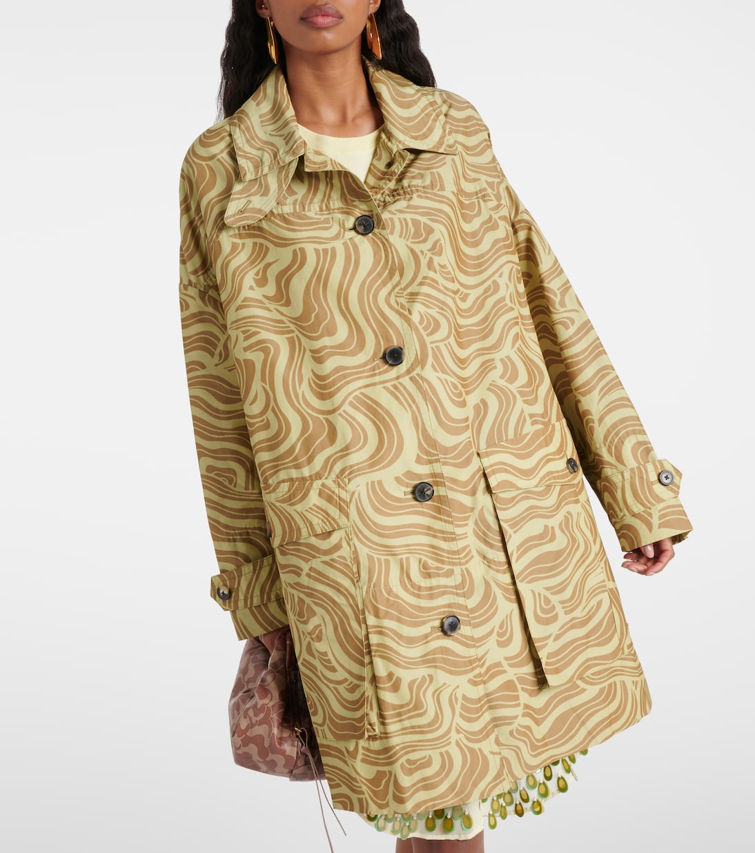 Cappotto con stampa | Dries Van Noten