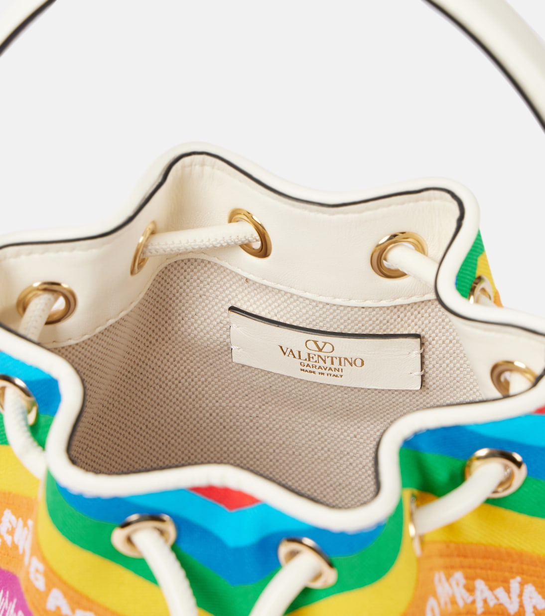 Secchiello VLogo Mini in canvas | Valentino Garavani