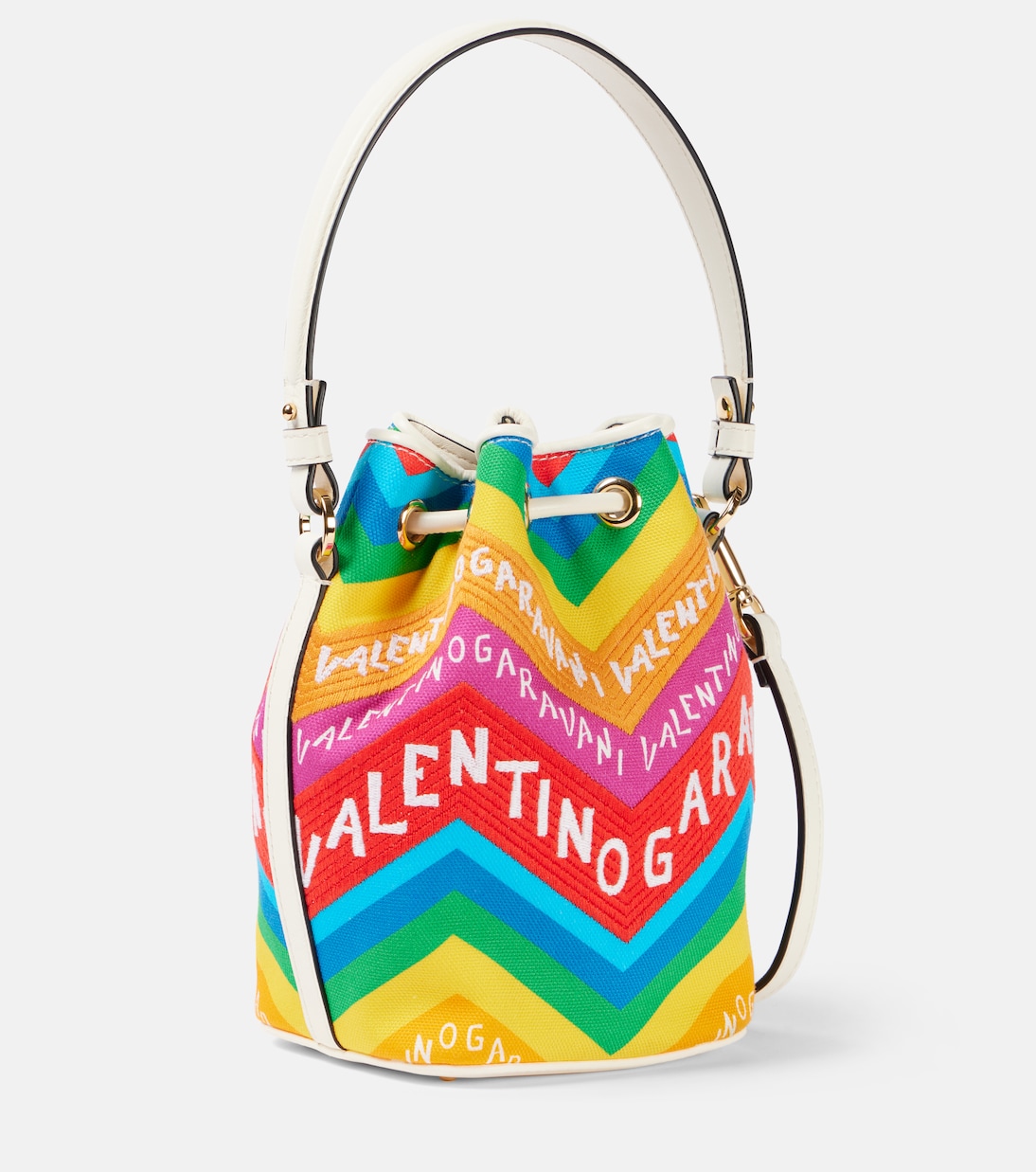 Secchiello VLogo Mini in canvas | Valentino Garavani