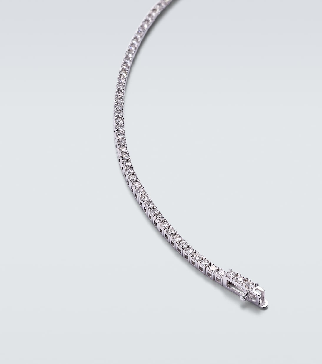 Bracciale in oro bianco 14kt con diamanti | Mateo