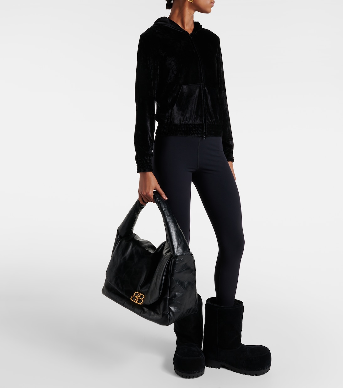 Schultertasche Monaco Large aus Leder | Balenciaga