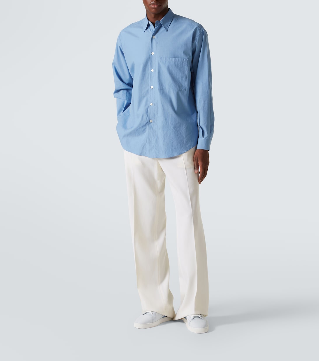Baskets Fun Louis Junior en jean | Christian Louboutin