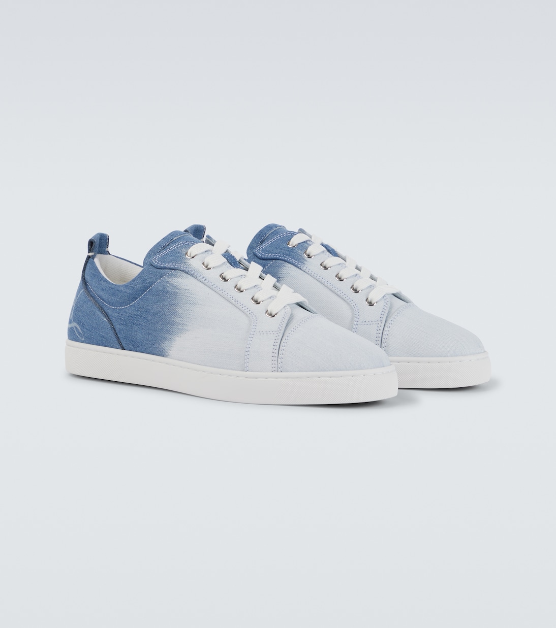 Baskets Fun Louis Junior en jean | Christian Louboutin