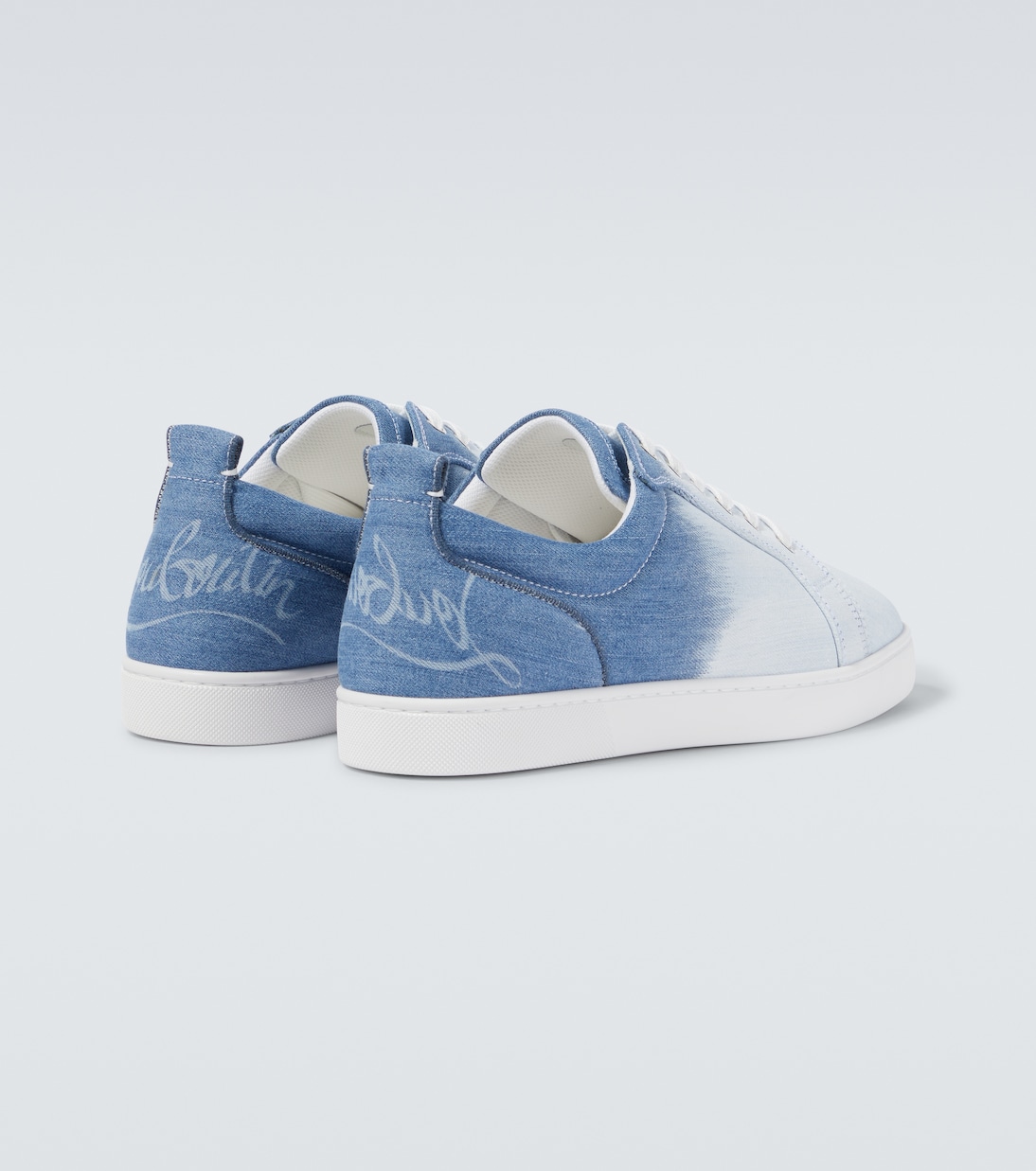 Baskets Fun Louis Junior en jean | Christian Louboutin