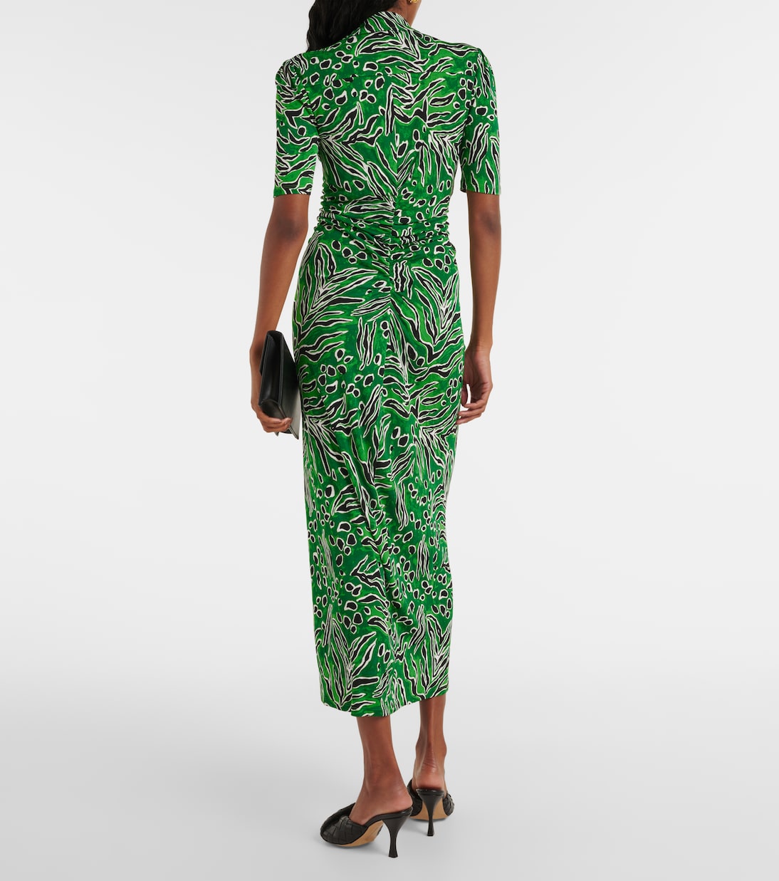 Printed jersey midi dress | Diane von Furstenberg