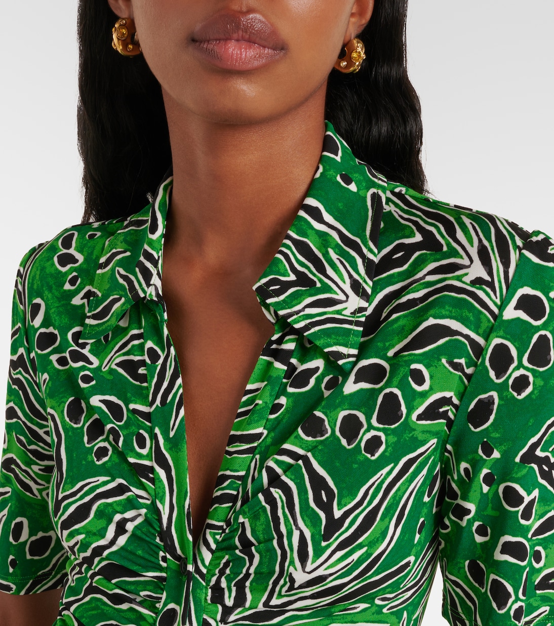 Printed jersey midi dress | Diane von Furstenberg