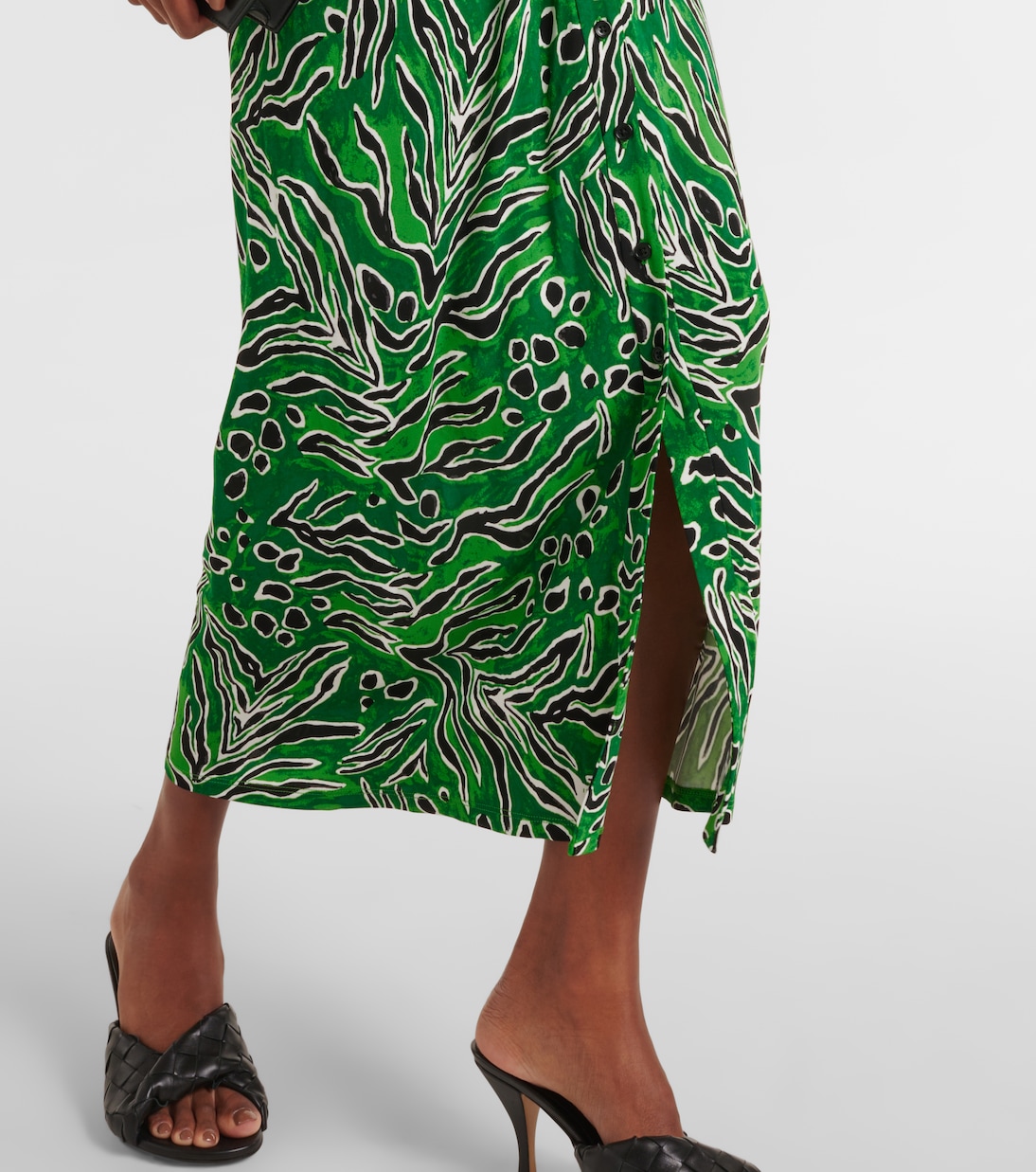 Printed jersey midi dress | Diane von Furstenberg