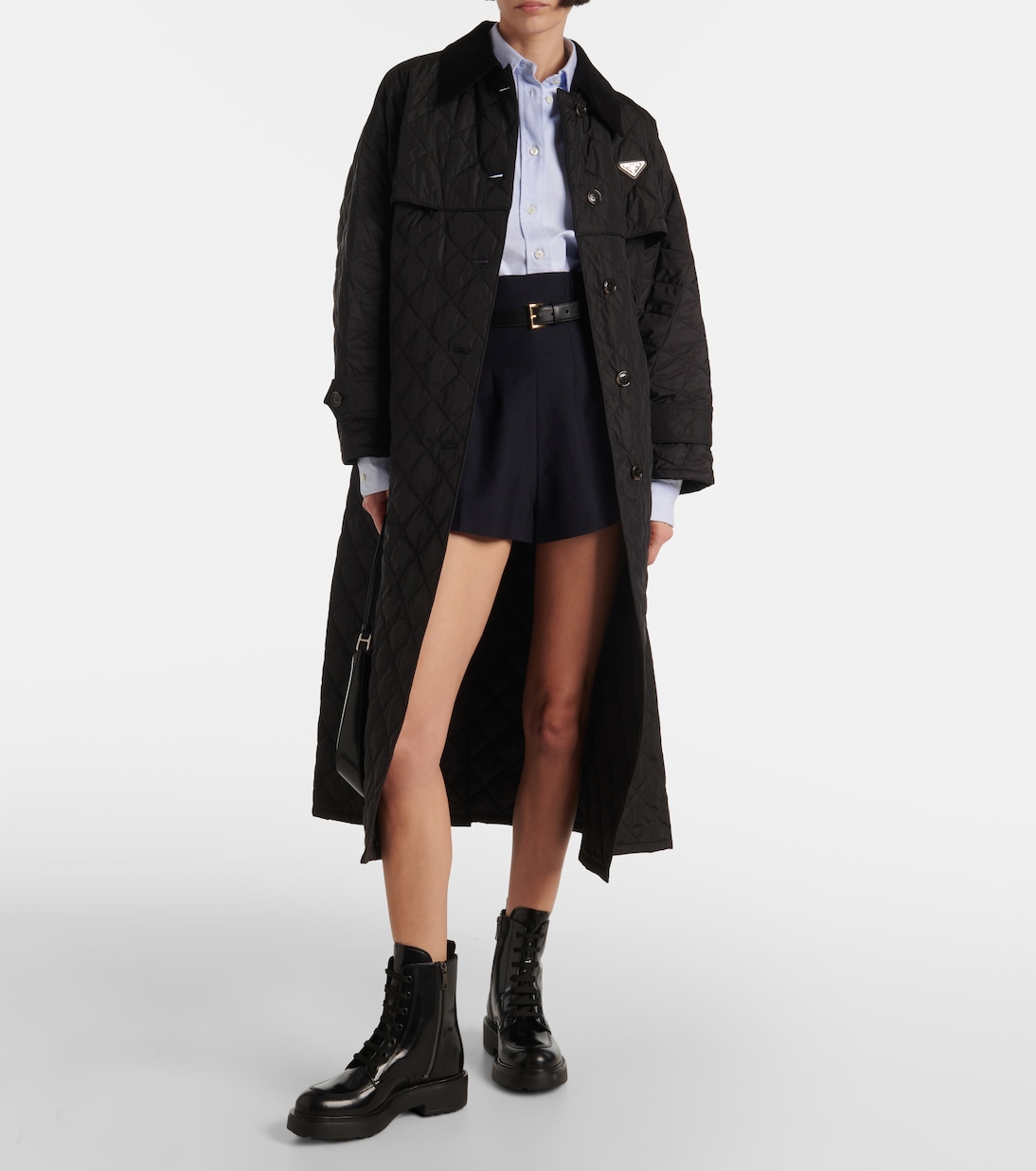 Schnürstiefel Diapason aus Leder | Prada