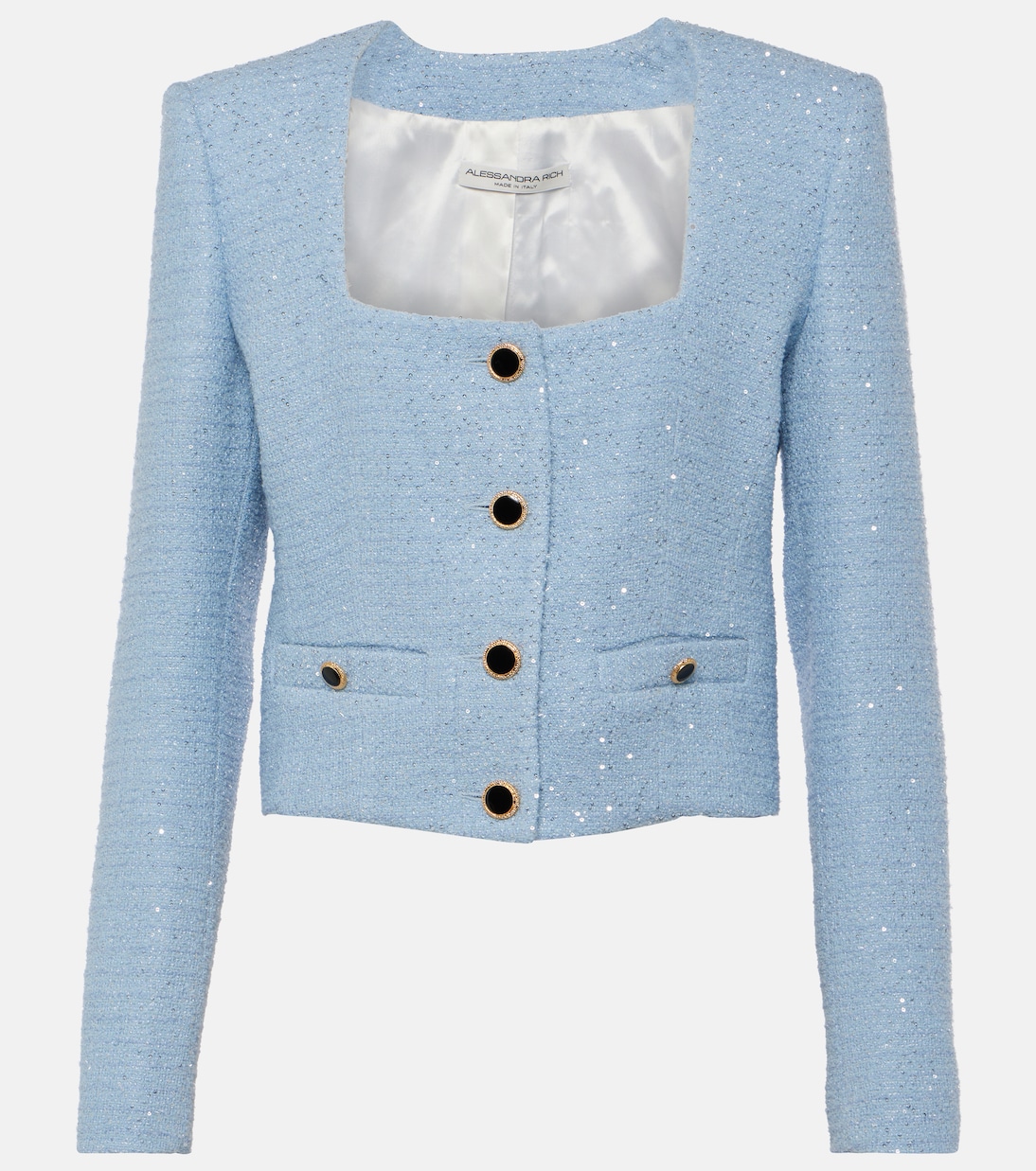 Giacca in tweed con paillettes | Alessandra Rich