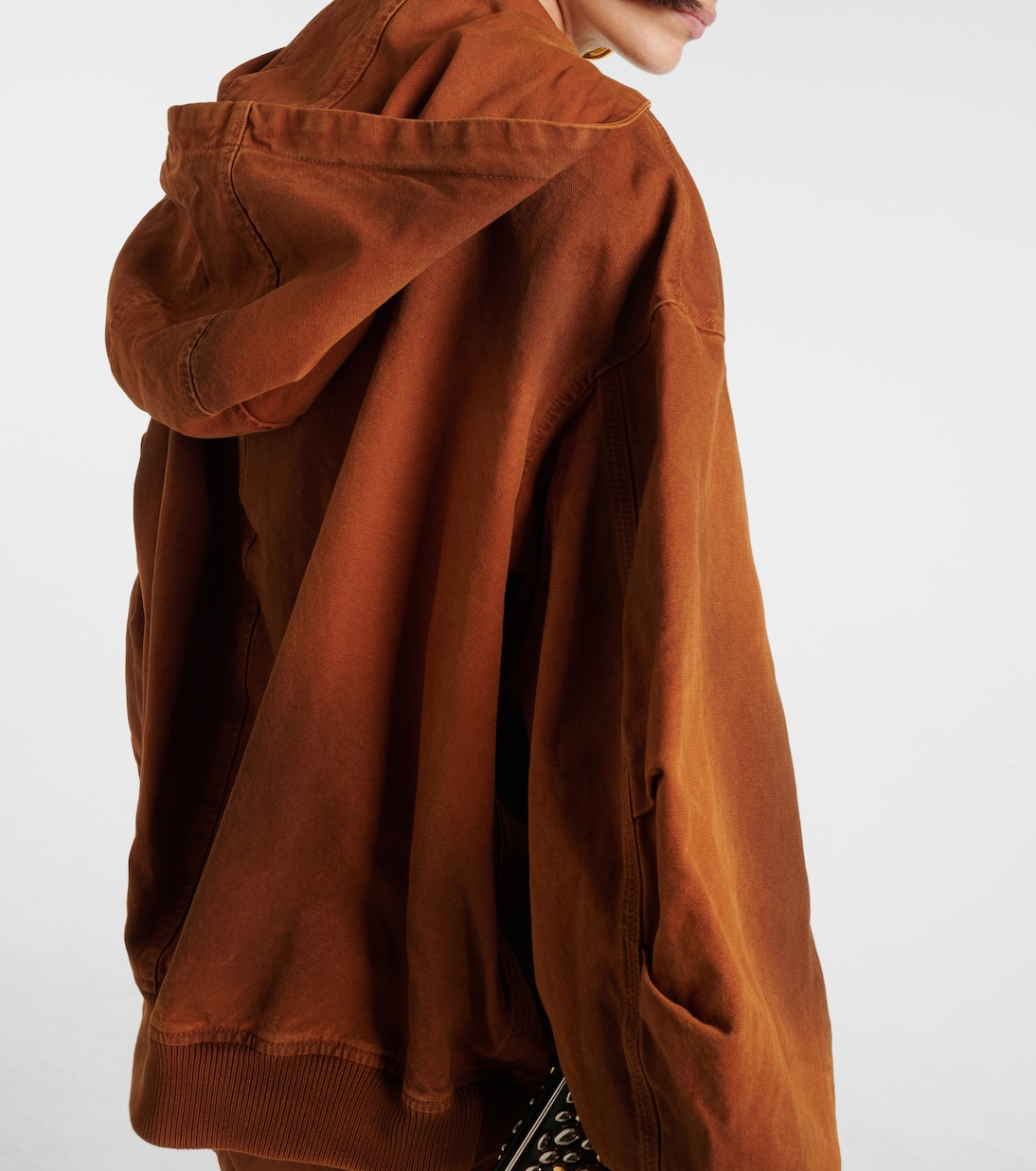 Felpa in cotone con zip | The Attico