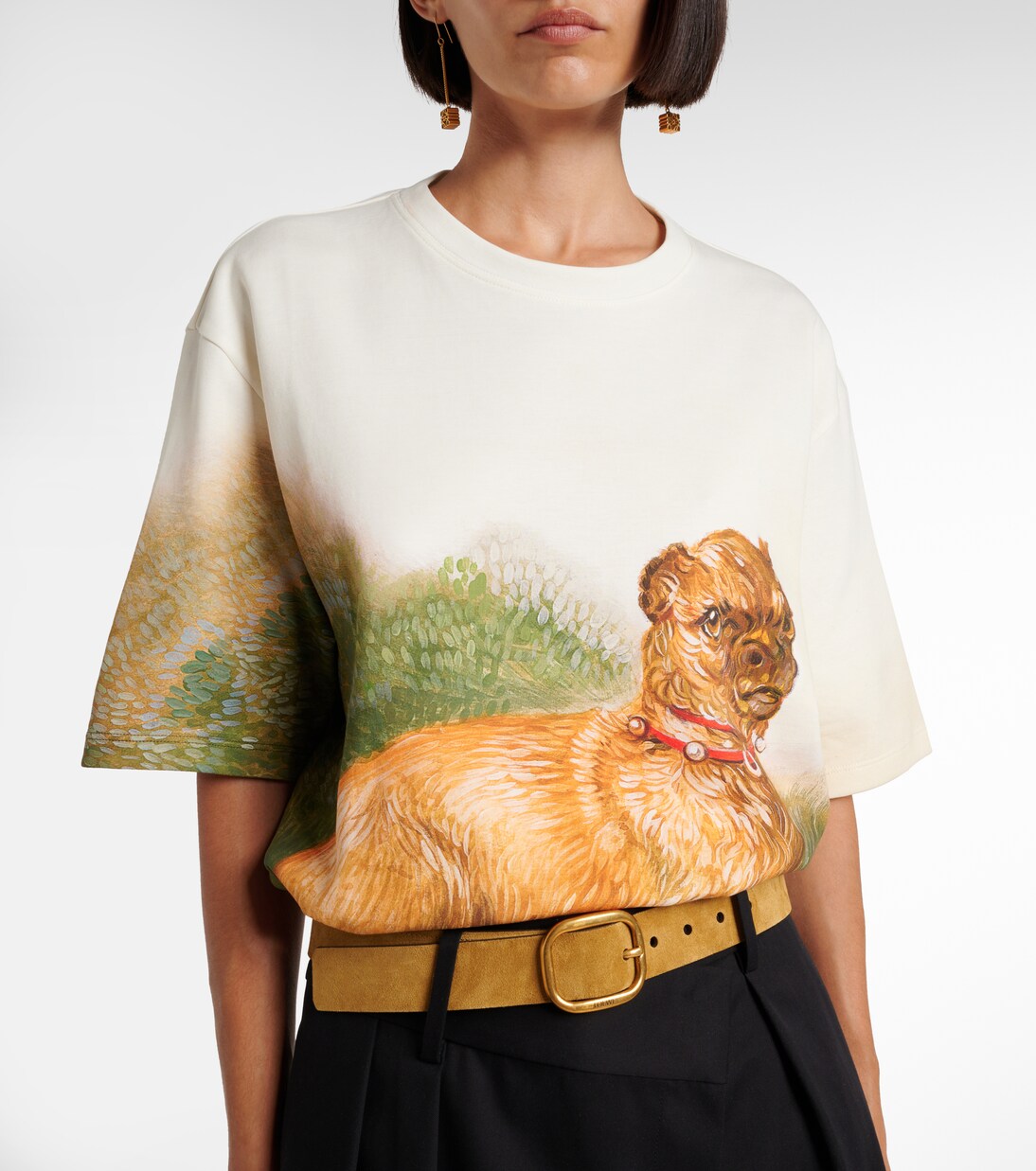 Cintura in Pelle Scamosciata LOEWE per Giovani Stilisti