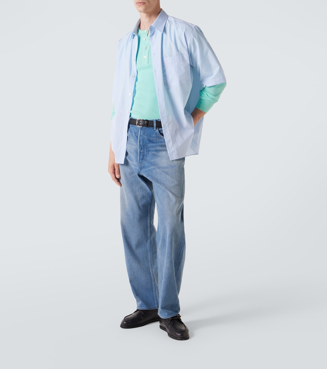 Top Henley en coton | Auralee