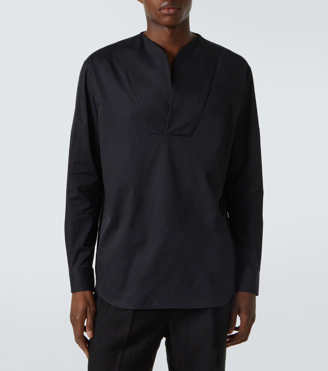 Camicia in twill di cotone | Giorgio Armani