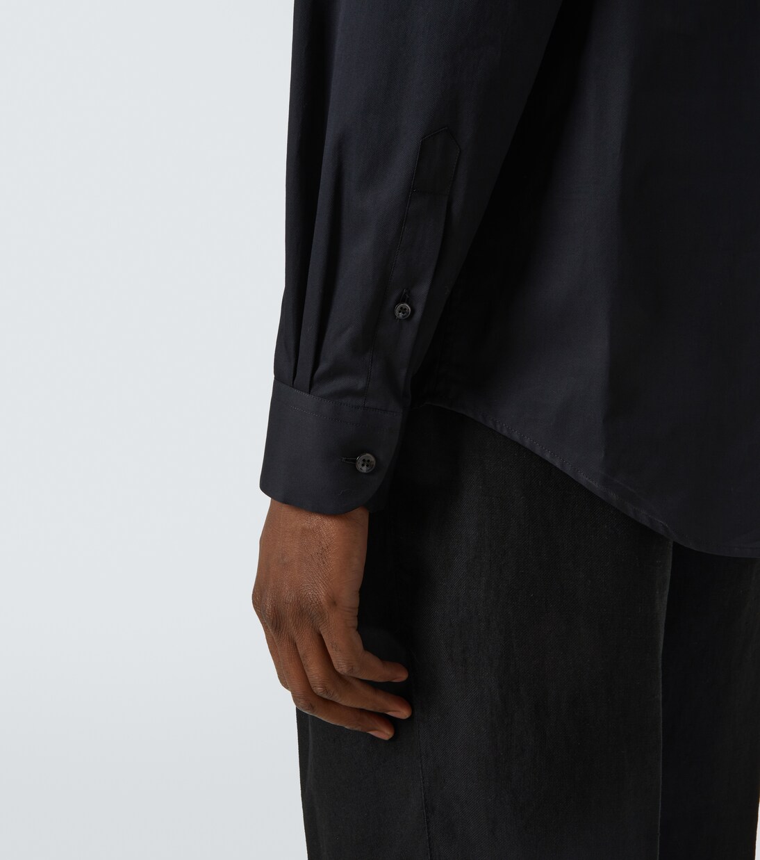 Camicia in twill di cotone | Giorgio Armani