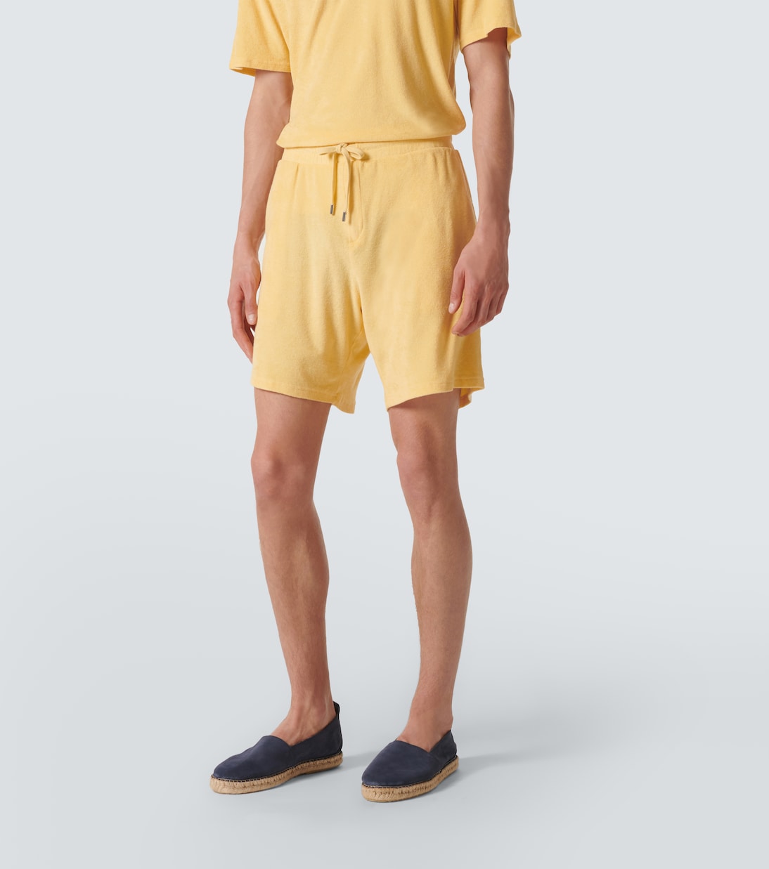 Shorts Faustino de felpa algodón y lino | Frescobol Carioca