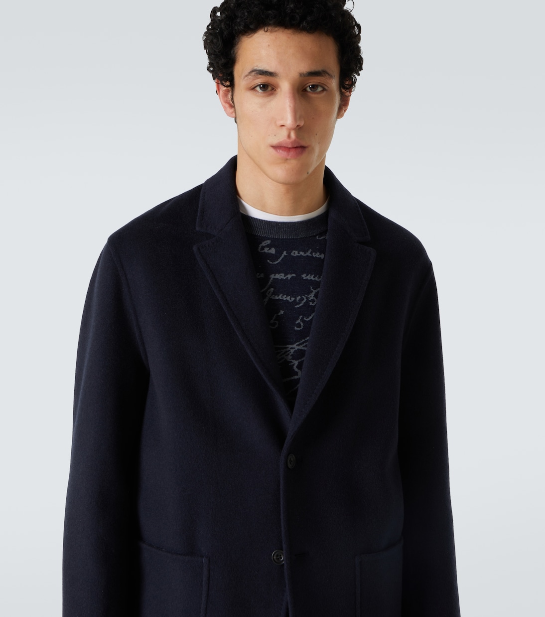 Scritto reversible wool and cashmere blazer | Berluti
