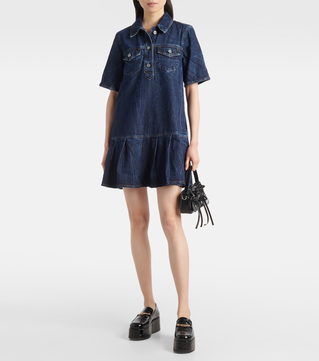 Street One A144171 EOS Abito Corto Donna A Collo Alto, Comodo E Versatile