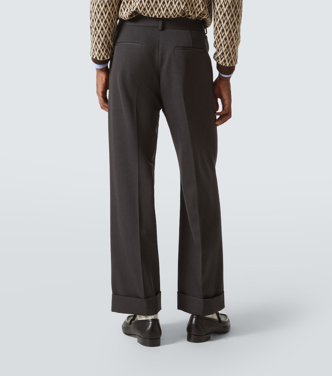 Virgin wool straight pants | Valentino