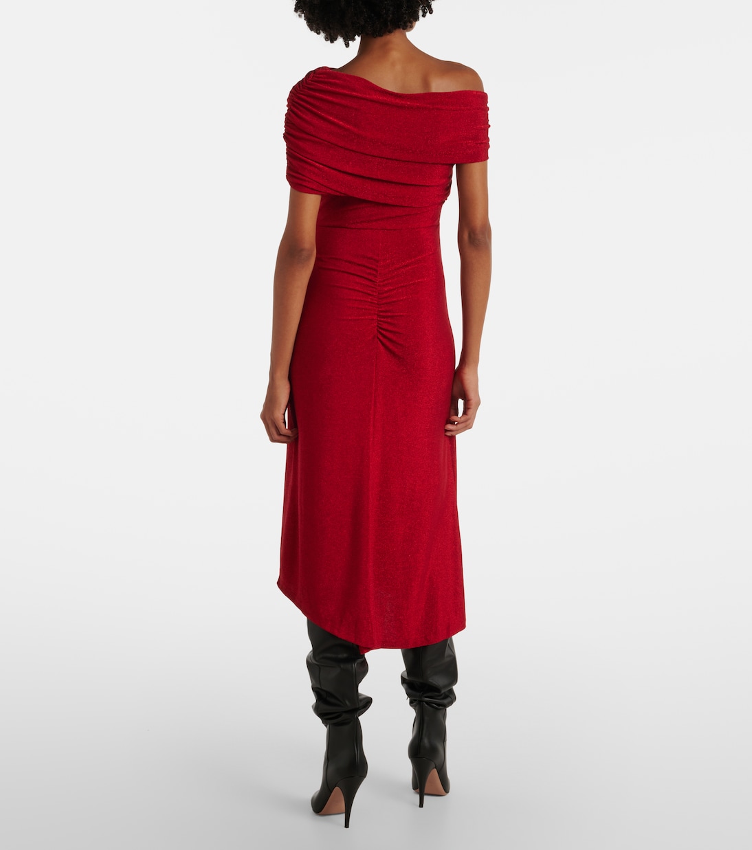 Agustin lamé midi dress | Diane von Furstenberg