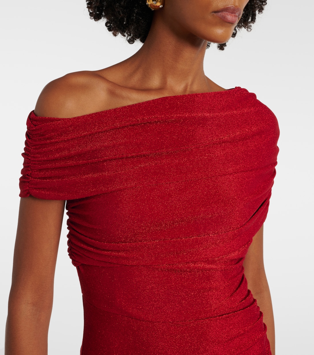 Agustin lamé midi dress | Diane von Furstenberg