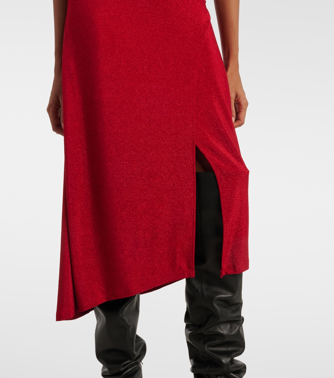 Agustin lamé midi dress | Diane von Furstenberg