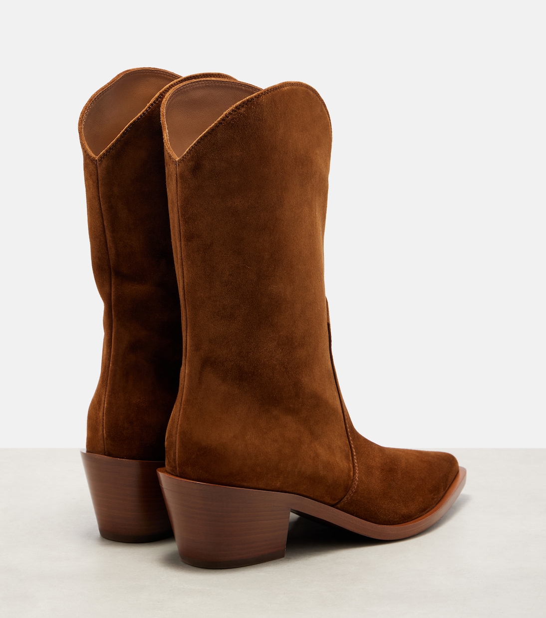 Western 45 suede booties | Gianvito Rossi