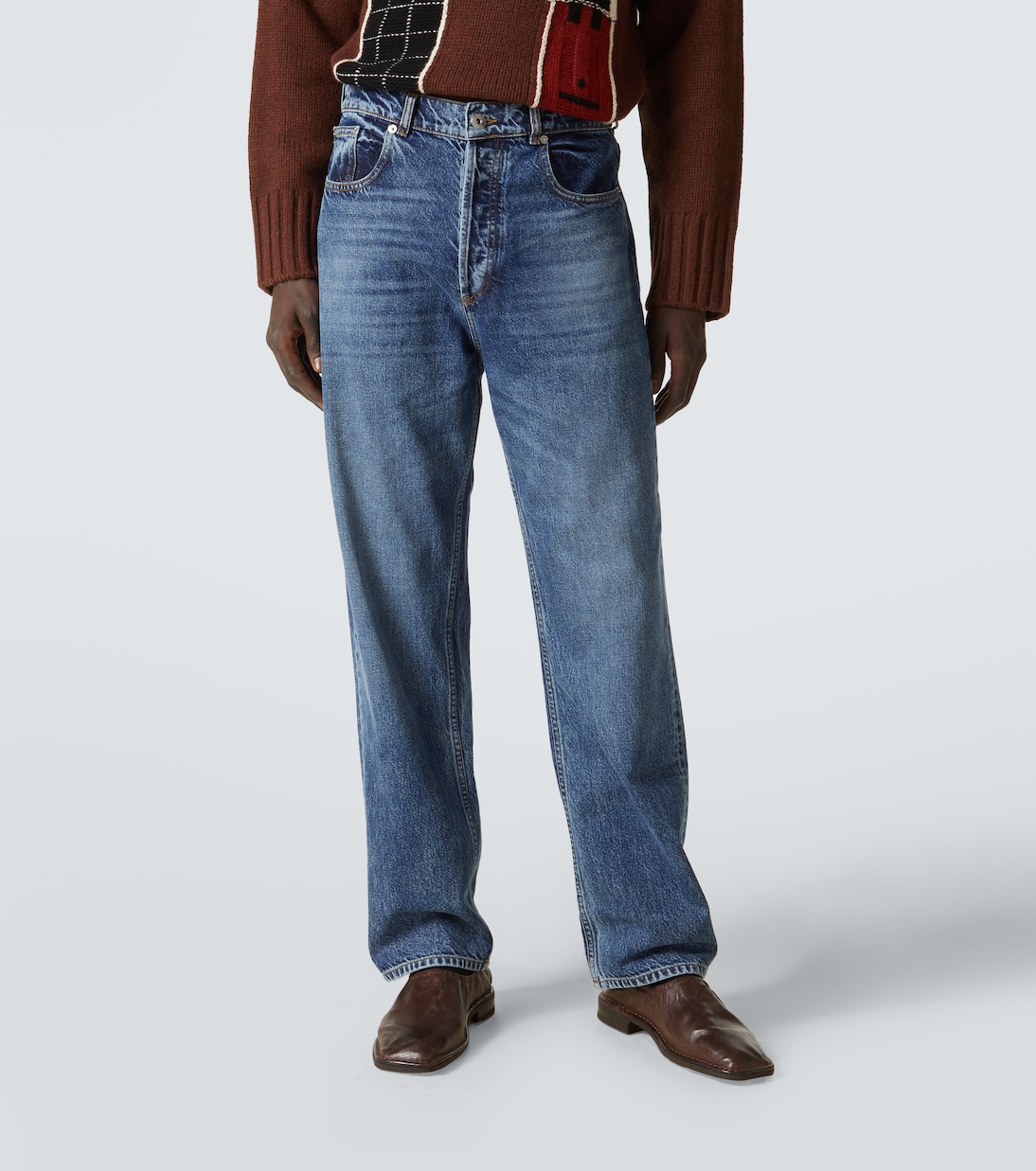 Jean droit à taille mi-haute | JW Anderson
