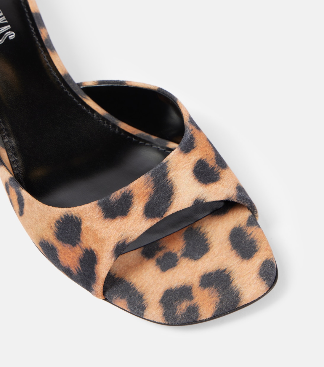 Lara leopard-print suede mules | Paris Texas