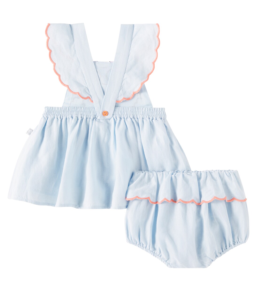 Baby - Abito in lino e cotone | Stella McCartney Kids