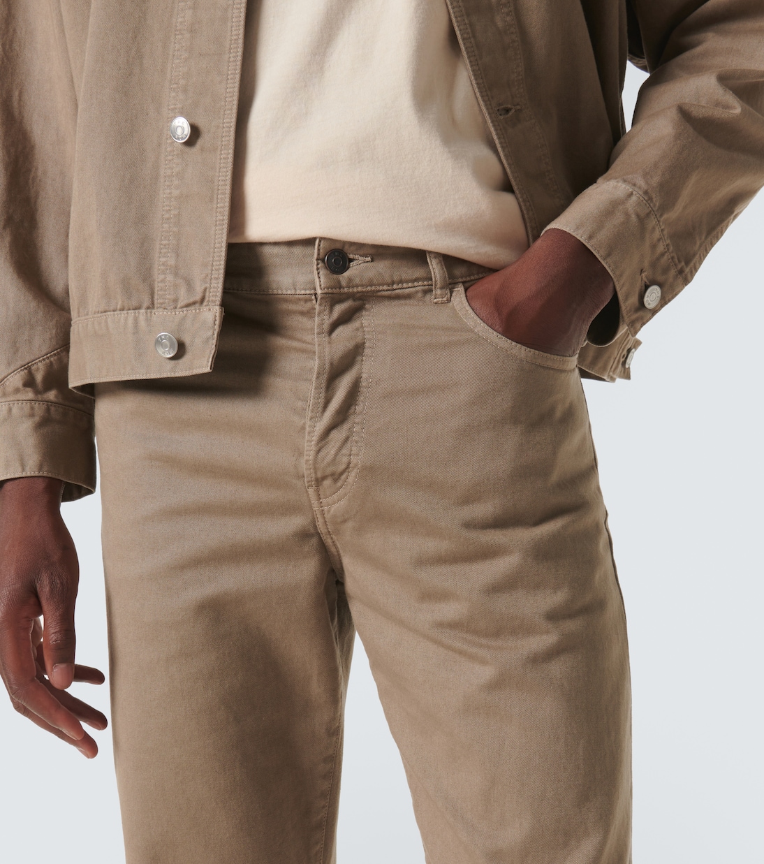 Jeans slim Carlisle a vita media | The Row
