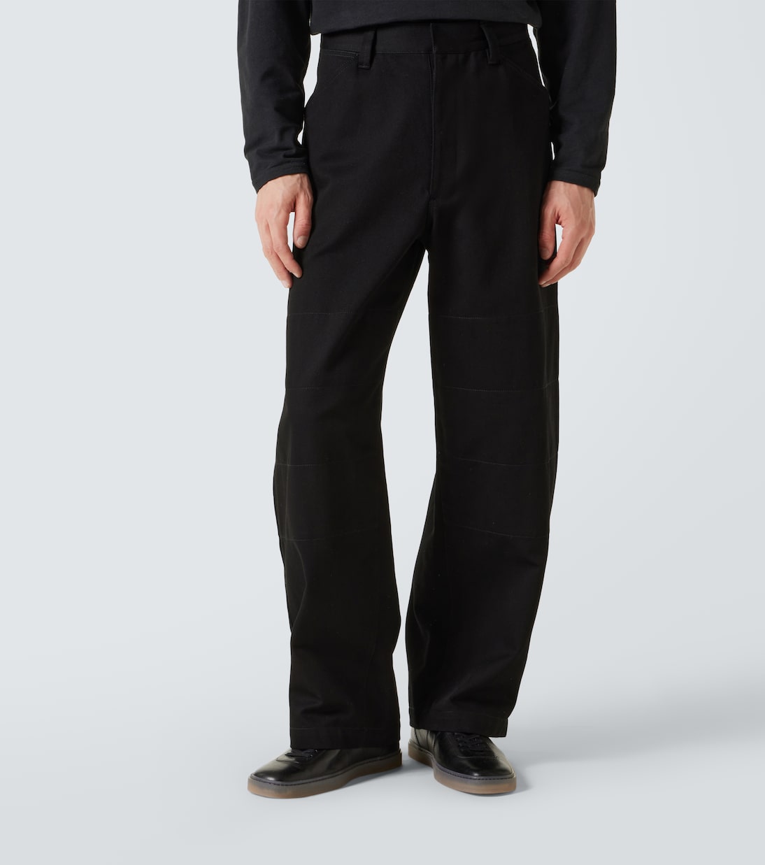 Pantaloni barrel in drill di cotone | Lemaire